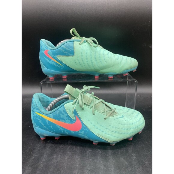 Nike Jr Phantom GX2 Youth Size 5Y Soccer Green Glow FQ7390-300 - Picture 1 of 7